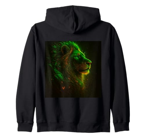 Löwen Shirt Sternzeichen Löwe Geschenk Herren & Damen Löwe Kapuzenjacke von Löwen Shop für Herren & Damen