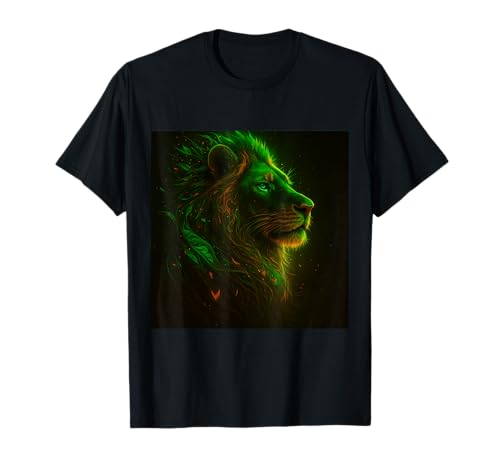 Löwen Shirt Sternzeichen Löwe Geschenk Herren & Damen Löwe T-Shirt von Löwen Shop für Herren & Damen