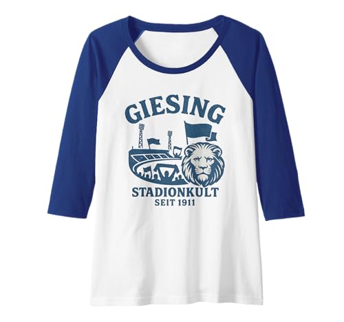 Damen Giesing - Stadionkult seit 1911 Raglan Damen Giesing - Stadionkult seit 1911 Raglan von Löwenfashion