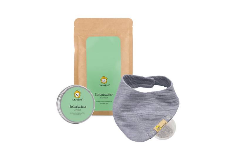 Löwenkind Babypflege-Set Rotznäschen-Set, Sanfte Unterstützung aus der Natur von Löwenkind