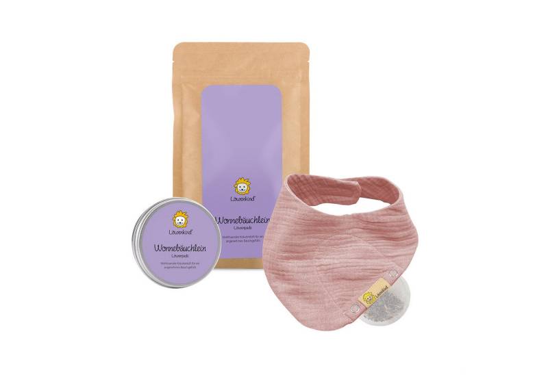 Löwenkind Babypflege-Set Wonnebäuchlein-Set, Sanfte Unterstützung aus der Natur von Löwenkind