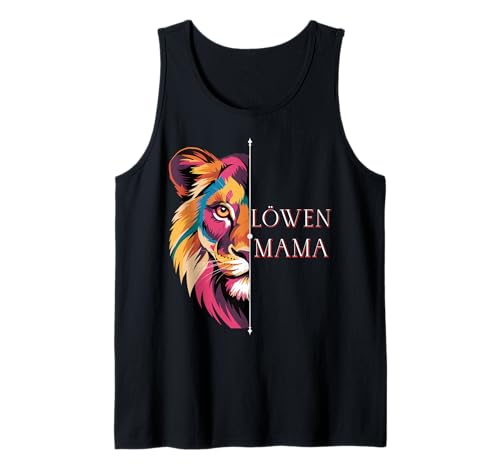 Löwenmama Mama Mutter Buntes Motiv Muttertag oder Geburtsta Tank Top von Löwenmama Mama Mutter Buntes Motiv Muttertag.