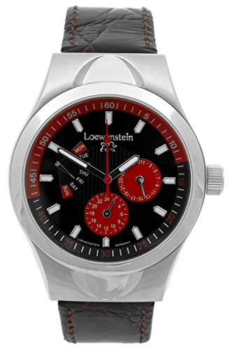 Löwenstein Herren-Armbanduhr Analog Automatik Leder LO-HQ22179864172R von Löwenstein
