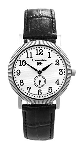 Löwenstein Herren-Armbanduhr Analog Automatik Leder LO-T23168-194W von Löwenstein