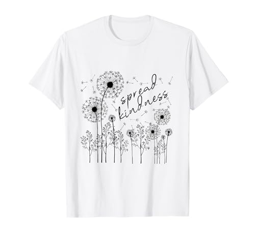 Spread Kindness! Schönes Pusteblumen Löwenzahn Blumen Damen T-Shirt Spread Kindness! Schönes Pusteblumen Löwenzahn Blumen Damen T-Shirt von Löwenzahn Pusteblumen Shirt für Damen & Gärtner