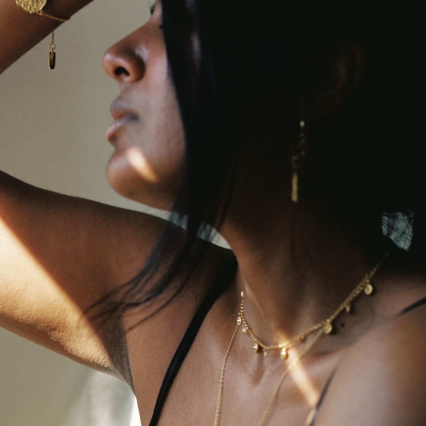 Gold Vermeil Mini Münze Halsband - Zierliche Scheibchen Halskette Boho Baumelnde Zierlicher Charme Fair Trade, Ethisch Braut Gold Vermeil Mini Münze Halsband - Zierliche Scheibchen Halskette Boho Baumelnde Zierlicher Charme Fair Trade, Ethisch Braut von LoftAndDaughter