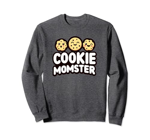 Mama Cookie Lover, das Monster der gebackenen Kekse Sweatshirt von Logiamerch for Moms