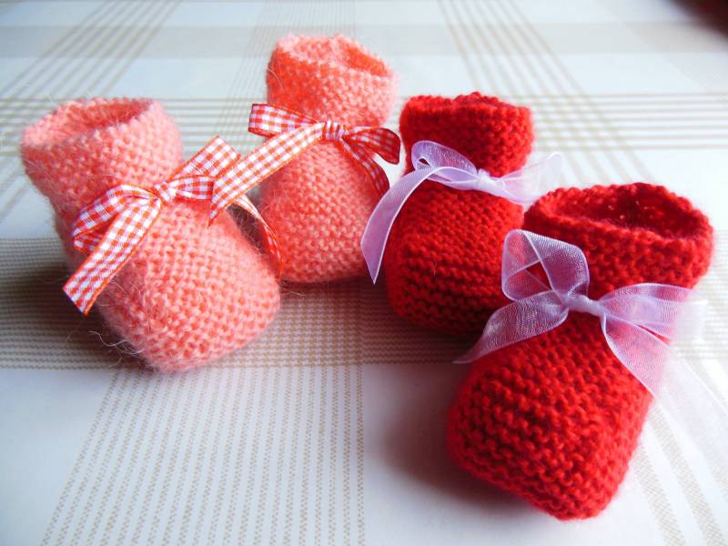 Babyhausschuhe Stricken von LogiqueCadeaux