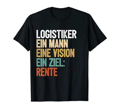 Herren Rente Logistiker T-Shirt Herren Rente Logistiker T-Shirt von Logistiker Geschenk-Idee