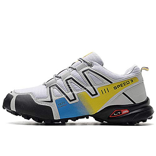 Logobeing Zapatillas Wanderschuhe Herren Trekkingschuhe rutschfeste Outdoorschuhe Atmungsaktiv Walkingschuhe Speedcross 3 Traillaufschuhe Sneaker von Logobeing Zapatillas