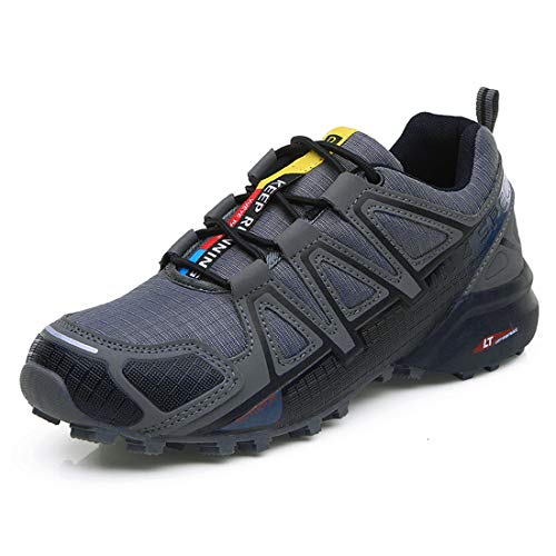 Logobeing Zapatillas Wanderschuhe Herren Trekkingschuhe rutschfeste Outdoorschuhe Atmungsaktiv Walkingschuhe Speedcross 3 Traillaufschuhe Sneaker von Logobeing Zapatillas