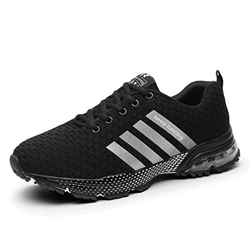 Logobeing Herren Laufschuhe Leichte Turnschuhe rutschfeste Sportschuhe Outdoor Fitnesss Atmungsaktiv Sneakers von Logobeing