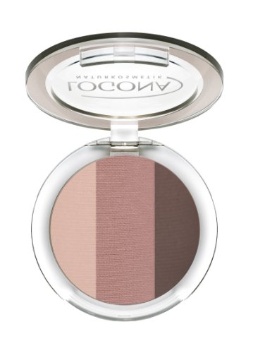 LOGONA Naturkosmetik Eyeshadow Trio No. 03 Rosewood, Natural Make-up, Lidschatten, abgestimmte Farben, für einen Tages-oder Abendlook, mit Anti-Aging-Wirkung, Bio-Extrakte, 4 g von LOGONA Naturkosmetik