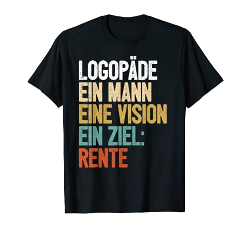 Herren Rente Logopäde T-Shirt Herren Rente Logopäde T-Shirt von Logopädie Geschenk-Idee Logopäde