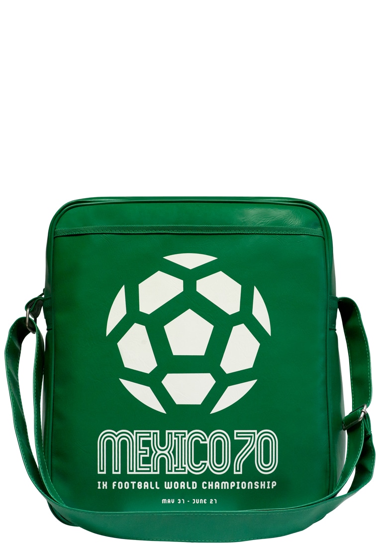 LOGOSHIRT Schultertasche "Mexico 70 Fußball-Weltmeisterschaft" mit tollem Frontdruck von Logoshirt