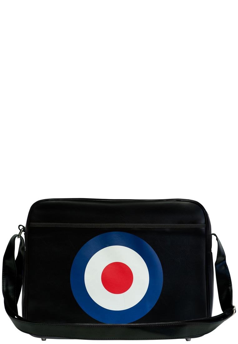 LOGOSHIRT Schultertasche "Target" mit Target Motiv-Druck auf der Front von Logoshirt