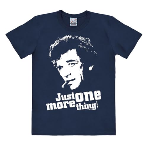 Logoshirt® Columbo I Just One More Thing I T-Shirt Print I Damen & Herren I kurzärmlig I dunkelblau I Lizenziertes Originaldesign I Größe XXL von Logoshirt