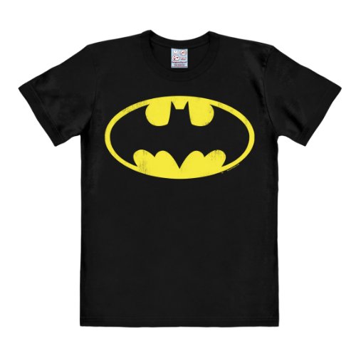 Logoshirt® DC Comics I Batman I T-Shirt Print I Damen & Herren I kurzärmlig I schwarz I Lizenziertes Originaldesign I Größe XL von Logoshirt