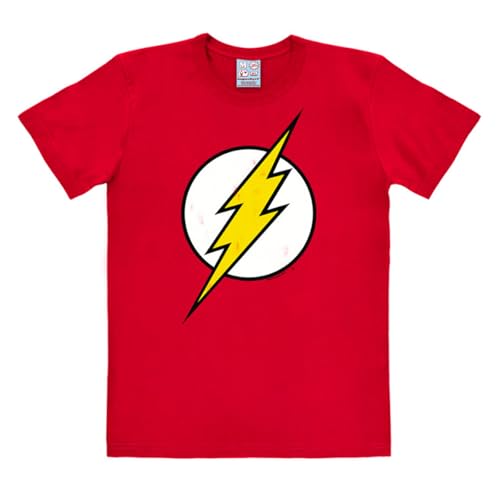 Logoshirt® DC Comics I Flash I T-Shirt Print I Damen & Herren I kurzärmlig I rot I Lizenziertes Originaldesign I Größe 4XL von Logoshirt