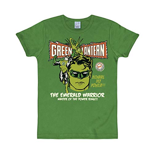 Logoshirt® DC Comics I Green Lantern I Power I T-Shirt Print I Damen & Herren I grün I Lizenziertes Originaldesign I Größe XXL von Logoshirt