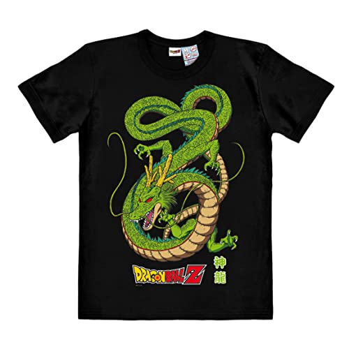 Logoshirt® Dragonball Z I Shenlong I T-Shirt Print I Damen & Herren I kurzärmlig I schwarz I Lizenziertes Originaldesign I Größe 3XL von Logoshirt
