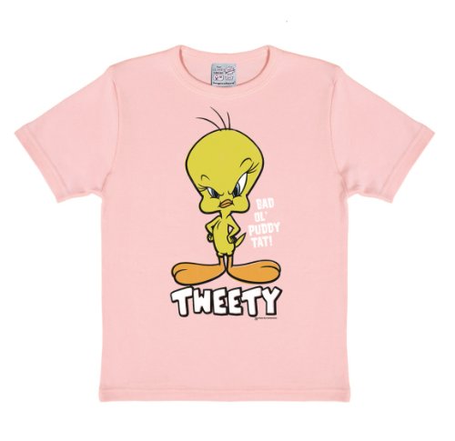 Logoshirt Mädchen T-Shirt, Gr. 110 (Herstellergröße: 4-5 years), Rosa von Logoshirt