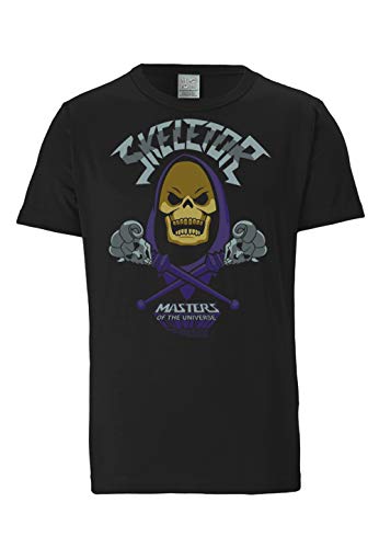 Logoshirt® Masters of The Universe I Skeletor I T-Shirt Print I Damen & Herren I kurzärmlig I schwarz I Lizenziertes Originaldesign I Größe XL von Logoshirt
