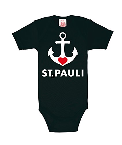 Logoshirt® Anker I St. Pauli I Baby Body Print I Kurzarm I Kleinkind I Mädchen & Jungen I schwarz I Lizenziertes Originaldesign I Größe 74/80 Logoshirt® Anker I St. Pauli I Baby Body Print I Kurzarm I Kleinkind I Mädchen & Jungen I schwarz I Lizenziertes Originaldesign I Größe 74/80 von Logoshirt