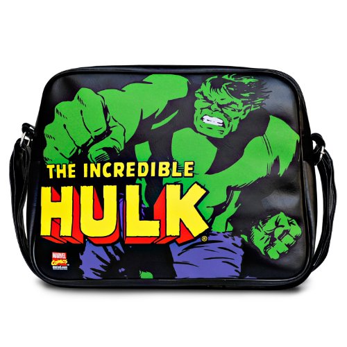 Logoshirt Schultertasche MARVEL - INCREDIBLE HULK black von Logoshirt