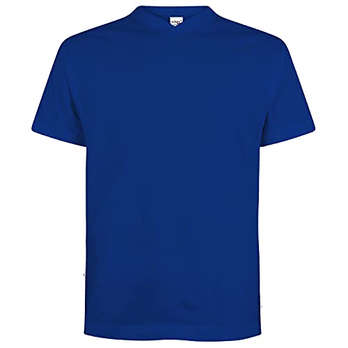 Logostar Basic T-Shirt V-Ausschnitt Herren - Übergrößen V-Neck Shirts große Größen - Royal Blue, 8XL von Logostar