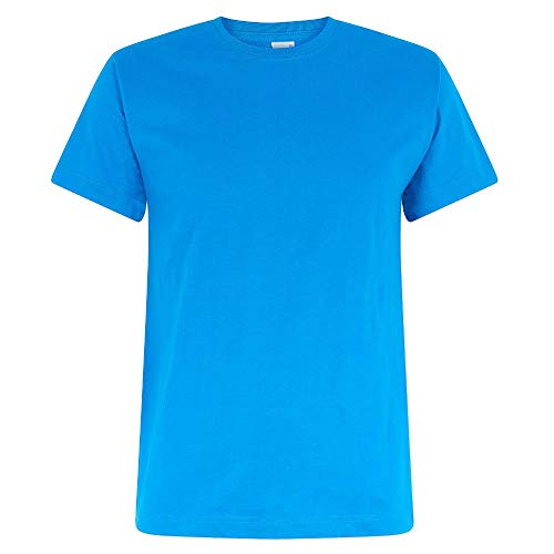 Logostar Basic Bigsize T-Shirt | Übergrösse Shirt 3XL - 15XL | Herren T Shirt in Übergröße aus Baumwolle mit Rundhals | Atoll, L von Logostar