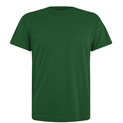 Logostar Basic Bigsize T-Shirt | Übergrösse Shirt 3XL - 15XL | Herren T Shirt in Übergröße aus Baumwolle mit Rundhals | Forest Green, 10XL von Logostar