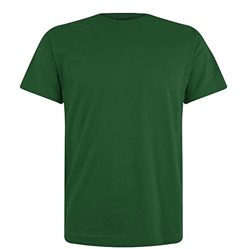 Logostar Basic Bigsize T-Shirt | Übergrösse Shirt 3XL - 15XL | Herren T Shirt in Übergröße aus Baumwolle mit Rundhals | Forest Green, 6XL von Logostar