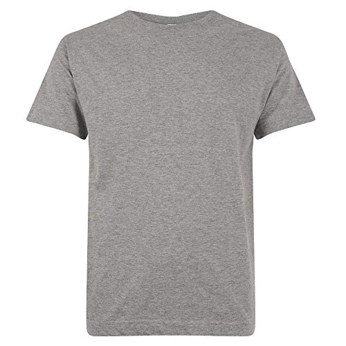 Logostar Basic T-Shirt Herren Übergröße - Große Größen T-Shirts aus Baumwolle mit Rundhals Heather Grey - XL Logostar Basic T-Shirt Herren Übergröße - Große Größen T-Shirts aus Baumwolle mit Rundhals Heather Grey - XL von Logostar