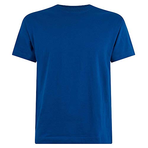 Logostar Basic Bigsize T-Shirt | Übergrösse Shirt 3XL - 15XL | Herren T Shirt in Übergröße aus Baumwolle mit Rundhals | Royal Blue, 12XL von Logostar