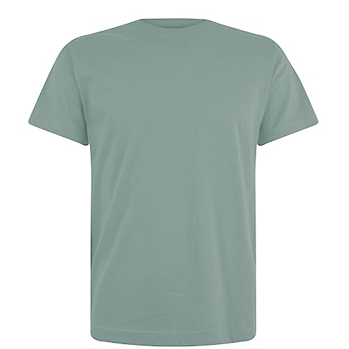 Logostar Basic Bigsize T-Shirt | Übergrösse Shirt 3XL - 15XL | Herren T Shirt in Übergröße aus Baumwolle mit Rundhals | Mystic Green / 10XL von Logostar