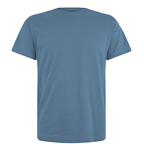 Logostar Basic Bigsize T-Shirt | Übergrösse Shirt 3XL - 15XL | Herren T Shirt in Übergröße aus Baumwolle mit Rundhals | Stormy Blue / 10XL von Logostar