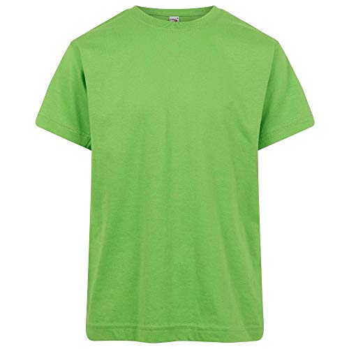 Logostar - Kids Basic T-Shirt/Lime, 140 von Logostar