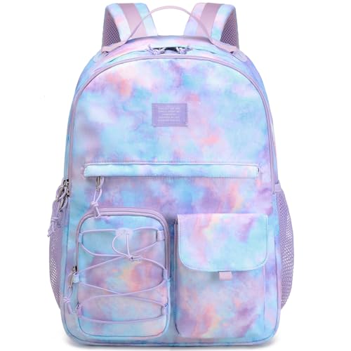 Lohol Galaxie Aufdruck Schulrucksack für Mädchen, Langlebig Rucksack Schule Must-Have, Rucksack Kinder Tragen Sie für Schule, Urlaub & Mehr, Mit Laptop-Tasche (Galaxie A) von Lohol