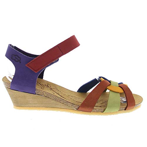 LOINTS - Sandalette Lola 16080 Mehrfarbig 40 von Loints of Holland