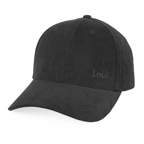 Lois - Herren Basecap Schwarz, Unisex-Erwachsene, Baseball Cap, Kappen, Schwarz von Lois