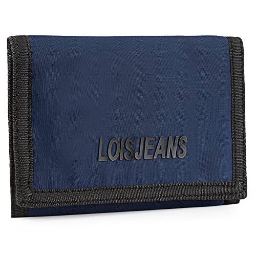 Lois - Portemonnaie Jungen Teenager - Geldbeutel Jungen Teenager mit Jugendlicher Stil - Portemonnaie Herren. Portmonee Jungen Teenager. RFID-Schutz 311001, Marine Blau von Lois