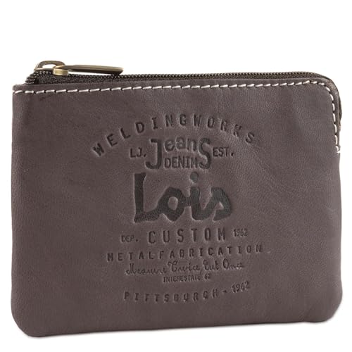 Lois - Geldbeutel & Schlüsseltasche Klein - Schlüsseletui Schlüsseltasche - Schlüsseletui Leder - Autoschlüssel Tasche - Schlüssel Etui, Dunkelbraun Lois - Geldbeutel & Schlüsseltasche Klein - Schlüsseletui Schlüsseltasche - Schlüsseletui Leder - Autoschlüssel Tasche - Schlüssel Etui, Dunkelbraun von Lois