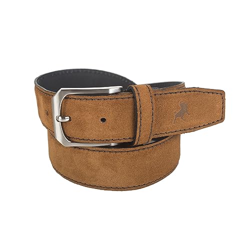 Lois - Gürtel Herren Damen, Damen Suede belt, Velour Leather Belt, Echtledergürtel Mens Belts Wildleder 35 mm breit, Tan Lois - Gürtel Herren Damen, Damen Suede belt, Velour Leather Belt, Echtledergürtel Mens Belts Wildleder 35 mm breit, Tan von Lois