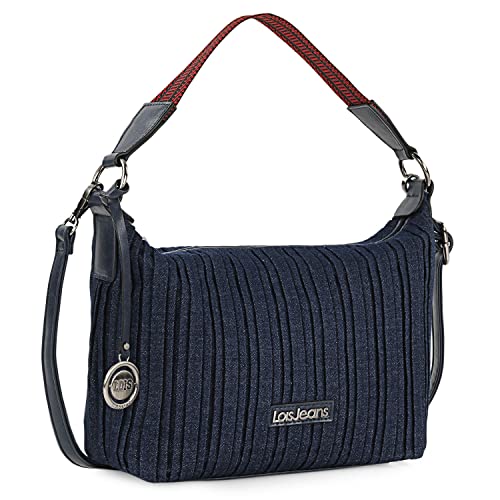 Lois - Handtasche Damen Umhängetasche Damen Klein & Stilvoll Handtasche Damen Umhängetasche Crossbody Bag Damen, Blau von Lois