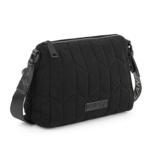 Lois - Handtasche Damen Umhängetasche - Handtasche Klein Umhängetasche - Kleine Handtasche Damen mit verstellbarem Riemen - Dauerhaft Damen Handtasche Klein. Kleine Handtasche Damen Umhängeta, Schwarz von Lois