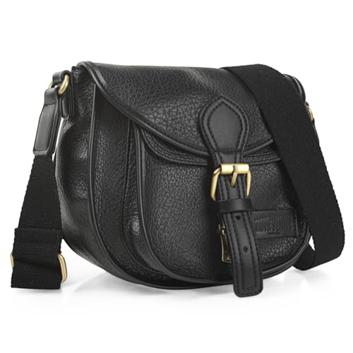 Lois - Handtasche Damen Umhängetasche Damen Klein & Stilvoll Handtasche Damen Umhängetasche Crossbody Bag Damen, Schwarz von Lois