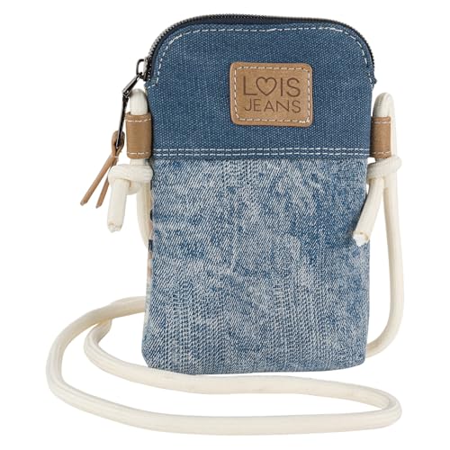 Lois - Handytasche zum Umhängen mit Verstellbarem Riemen - Kreuzkörper Handytasche Kleine Umhängetasche Damen - Praktisch Handy Umhängetasche und Vielseitig Handy Tasche Damen Umhänge. Marke von, Blau von Lois