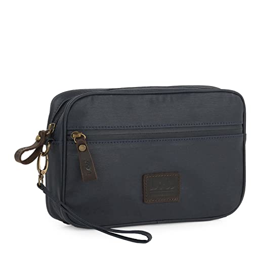 Lois - Umhängetasche Herren - Moderne Herren Handtaschen und Lederhandgelenktasche Herren - Stilvolle Herren Clutch 307885, Marine Blau von Lois