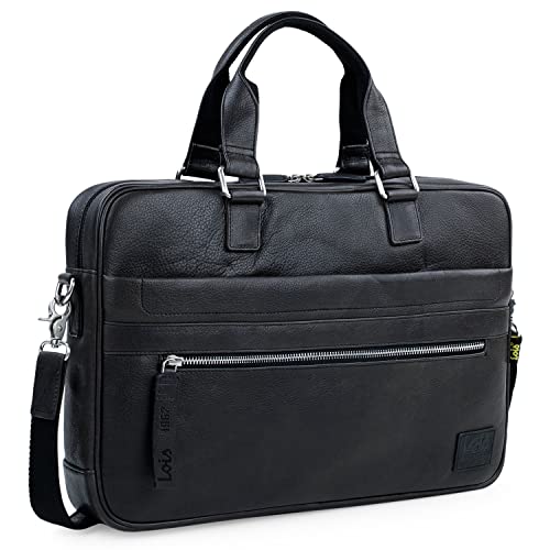 Lois - Laptoptasche das ist Praktisch zu Bedienen, Notebook tasche Langlebig und Leicht - Elegant Designte Laptop Tasche für Damen und Herren - Arbeitstasche, Schwarz von Lois